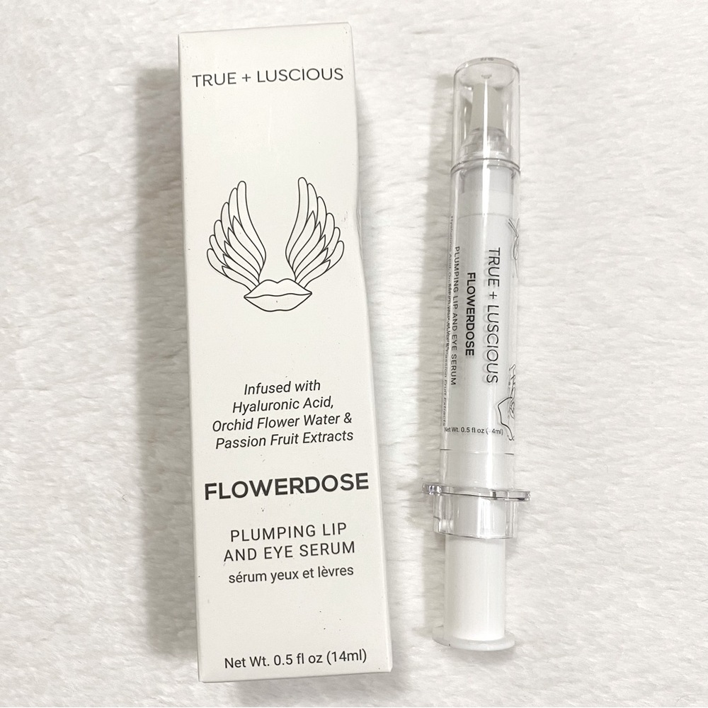 True + Luscious Flowerdose Plumping Lip and Eye Serum